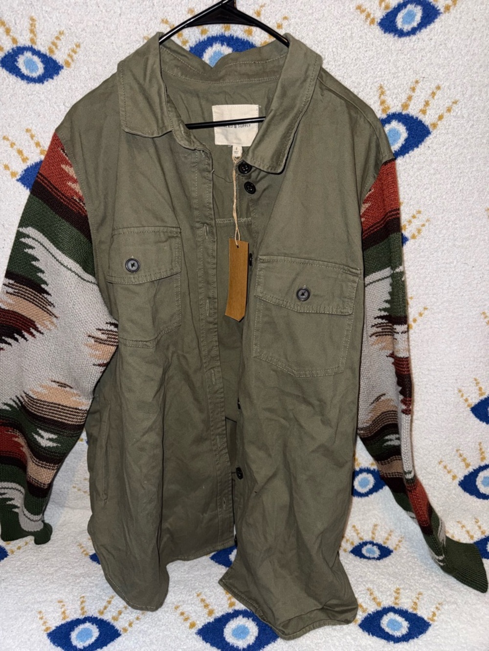 Thread & Supply Olive Green Utility Jacket